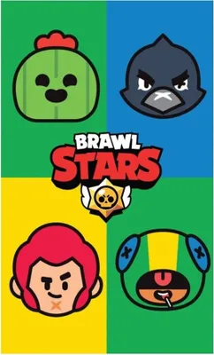 Produktbild von Detský uterák Brawl Stars - portréty