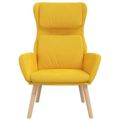 Produktbild von "Winterschlussverkauf "Einzelsessel moderne - CLORIS - Relaxsessel - Polstersessel Senfgelb Samt - 70 x 77 x 98 cm - NeuMöbel5028264