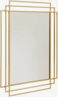 Produktbild von Spiegel aus Messing goldfarben SQUARE 76x97 cm