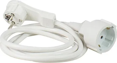 Produktbild von AS SCHWABE PVC-Verlängerung 2m, weiß (50211)