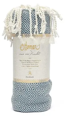 Produktbild von Ottoman Hamam-Handtuch petrol -- 190x90cm online bestellen