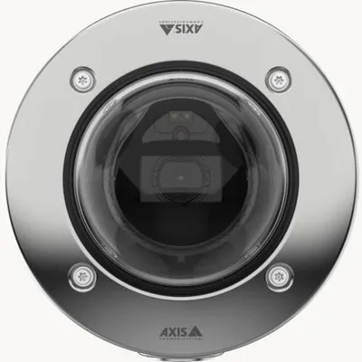 Produktbild von Axis P3268-SLVE, IP-Sicherheitskamera, Drinnen, Kabelgebunden, ARTPEC-8, Decke/Wand, Schwarz, Silber