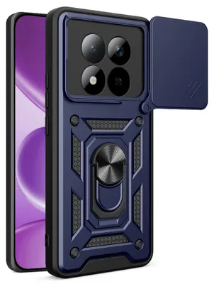 Produktbild von Handyhülle für Xiaomi Redmi Note 15 Pro 4G, Techsuit CamShield Series, Dunkelblau