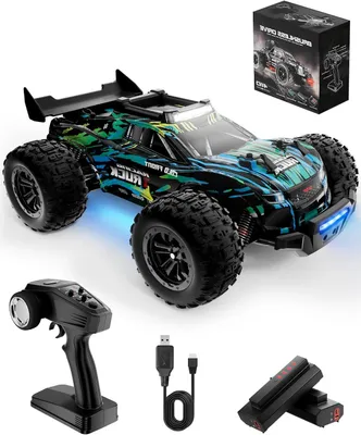 Produktbild von Ferngesteuertes Auto – RC-Monster-Truck – Geländefahrzeug – 4x4 Allradantrieb – Maßstab 1:16 – Grün