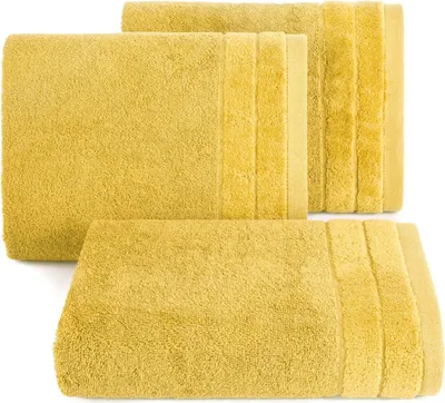 Zdjęcie produktu dla Eurofirany 477006, 50 x 90 cm, Bawełna, Wiskoza, Żółty, 1 szt.