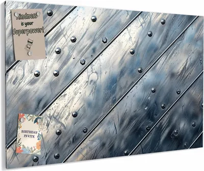 Produktbild von Magnettafel 60x40cm magnetisch & beschreibbar Metall-Board - Metallplatte