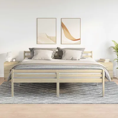 Zdjęcie produktu dla vidaXL Szafki nocne 2 szt. z 2 szufladami dąb sonoma 40x36x50 cm
