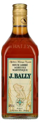 Produktbild von J. Bally Rhum Ambré Agricole Martinique 45% Vol. 0,7l