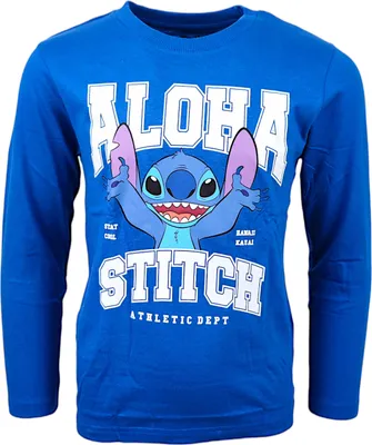 Produktbild von Langarmshirt Disney Lilo & Stitch Dunkelblau 104 cm