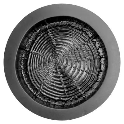 Produktbild von Betonform Trittstein Garten Baumstamm Ø18,5cm - 40cm, Höhe 4cm, ABS Kunststoff, Beton-Schalungsform Gartenwege, Dekosteine, Rasensteine (18,5cm)