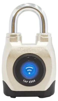 Slim-Hangschloss 4. Gen., Bluetooth+NFC, wetterfest, kurz