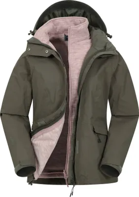 Produktbild von Mountain Warehouse - "Thunderstorm II" Jacke, wasserfest 3 in 1 für Damen MW1467 (32 DE) (Khakigrün)