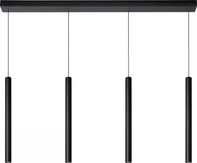 Immagine prodotto di LORENZ LED 16W tubo lampada a sospensione nero Lucide