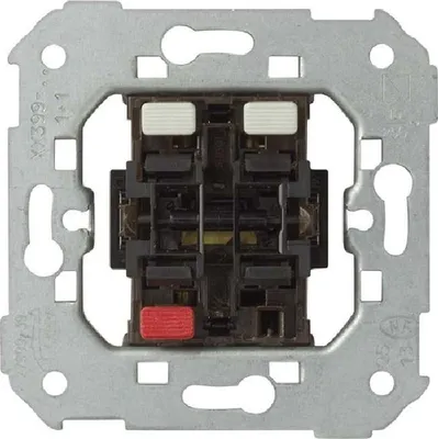 Image de Mécanisme d'interrupteur bipolaire à bouton-poussoir SIMON 75399-39 10 A