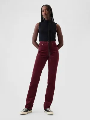 Produktbild von GAP Hochgeschnittene Cordhose im 90er-Jahre-Stil 26REG