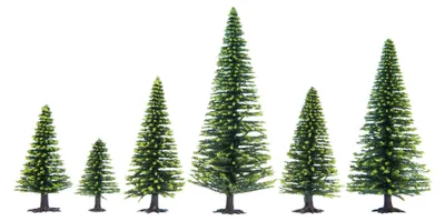 Modellsparren, 25 Stück, 3,5–9 cm, Kunststoff
