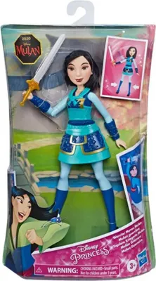 Zdjęcie produktu dla Hasbro Warrior Moves Mulan, 3 lat(a), Czarny, Niebieski