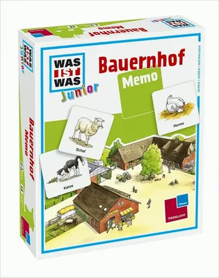 Produktbild von Was ist Was Junior - Bauernhof Memo