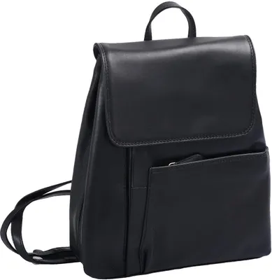 Produktbild von Lederrucksack mit vielen Fächern