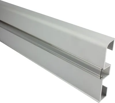 Produktbild von - C01 LED Aluprofil silber Sockelleiste 2m klar