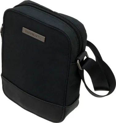 Produktbild von Davidts Flugumhänger Umhängetasche 19x15x6 cm Schwarz 258 009 Bowatex