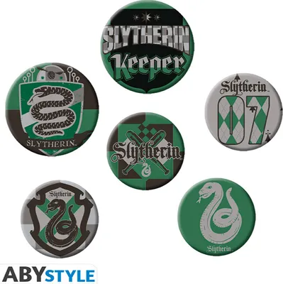 Produktbild von HARRY POTTER - Badge Pack - Slytherin