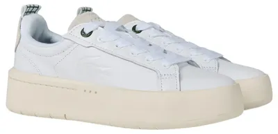 Produktbild von Lacoste - "Carnaby" Sneaker für Damen, Leder, Plattform-Absatz GT26083 (40,5 EU) (Weiß/Grün)