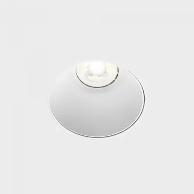 Image de KOHL LIGHTING OZONE SAT : luminaire encastré sans cadre, Ø 85 mm, blanc, LED 8 W