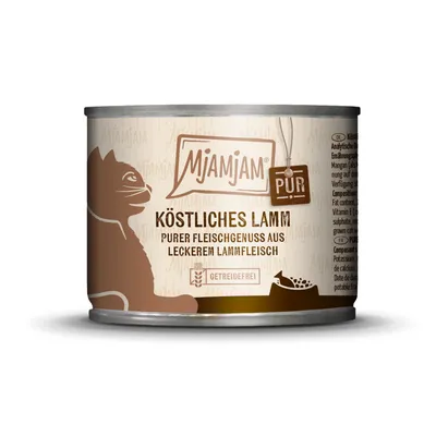 Produktbild von MjAMjAM Purer Fleischgenuss - köstliches Lamm pur, Adult, jede Rasse, Lamm, 200 g, Getreidefrei