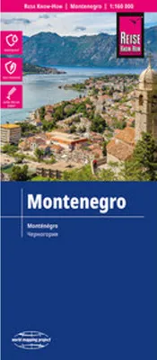 Produktbild von Reise Know-How Landkarte Montenegro (1:160.000)