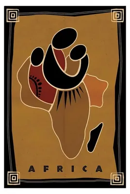 Obrázek produktu pro AFRIKA – Afrika – 61 x 91,5 cm – Plakát
