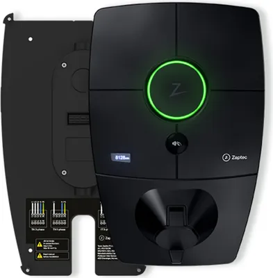 Produktbild von Zaptec Pro 22 kW inklusive Ruckplatte (V2G/bi-directioneel ready) - 22kW-ZPG014106