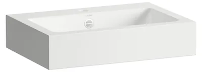 Image de LAUFEN CLASSICS lavabo, rectangulaire, 1 trou pour robinet, avec trop-plein, 585x405x135mm, blanc brillant, H510CL30001041