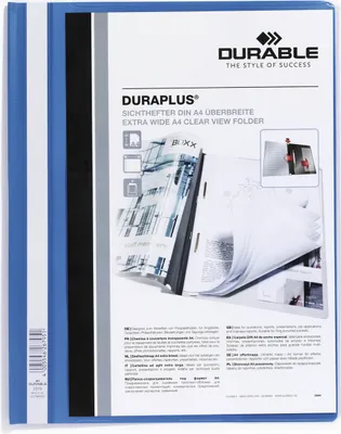 Obrázek produktu pro DURABLE 257906 Präs.Hefter Duraplus blau, 25