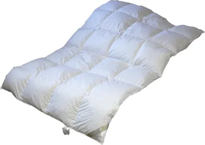 Produktbild von Hofmann Bayern Kassetten Daunendecke Daunenbett Bettdecke 4x6 135x200 cm 820 g