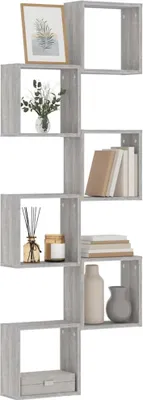 Obrázok produktu pre Möbel Würfelregale 6 Stk. Grau Sonoma 30x15x30 cm - Wandregale 815884