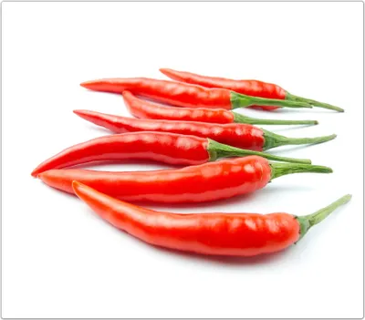 Produktbild von Spritzschutz Herdabdeckplatte Schneidebrett aus Glas Chilischoten  1-Teilig (60x52cm)