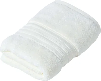 Produktbild von HOMESCAPES Zero-Twist Handtuch aus 100% Supima-Baumwolle 550g/m² 50x90cm - creme