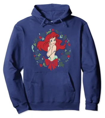 Productafbeelding van Disney, De Kleine Zeemeermin, Ariel, Trui met kap en schelpenprint