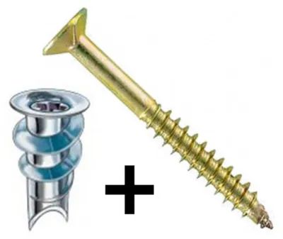 Produktbild von Dönges Gipskartondübel Metall-Speed, mit Schraube (Pack à 100 Stück)
