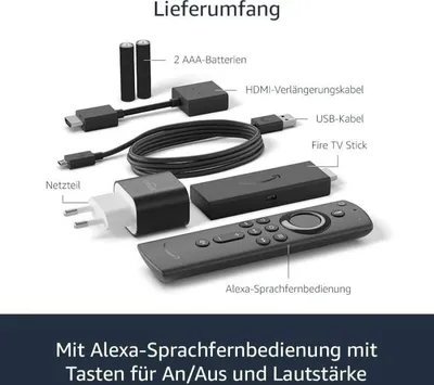 Obrázok produktu pre Amazon B07ZZVRWLK Amazon Fire TV Stick incl. Alexa Speakassistent (2020)