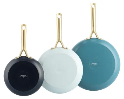Productafbeelding van GreenPan 3-delige set: koekenpannen van 20 cm, 24 cm en 28 cm