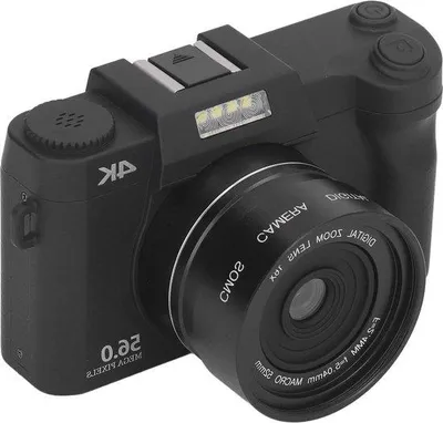 Image de Caméra vidéo 4K compacte, dotée d'une résolution de 56 mégapixels et d'un zoom 16x, idéale pour la photographie de voyage et le vlogging.