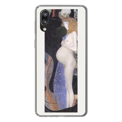 Produktbild von MuchoWow® Handyhülle Schutzhülle Hülle für Huawei P20 Lite (2020) Hoffnung I - Gustav Klimt Silikon Softcase Handy Hülle - Kartenhalter