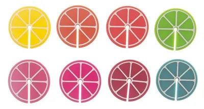 Image de ORION Distinguateur pour verres citrus 8 pcs, silicone ORION 832913