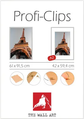 Immagine prodotto di Cornice a clip per poster con vetro antiriflesso 61x91,5 cm