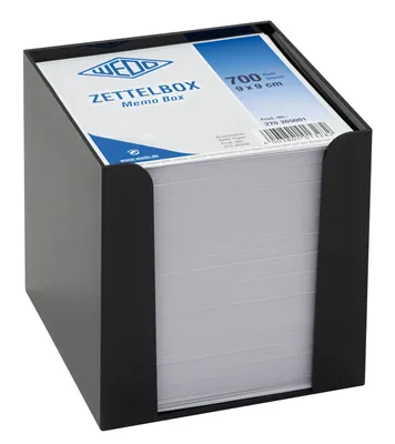 Immagine prodotto di WEDO Memo Box Memo Box in plastica 700 fogli Nero