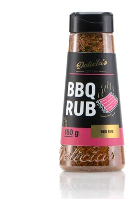 Produktbild von Delicia's BBQ RUB Fleisch Gewürzmischung American Barbecue 160 g