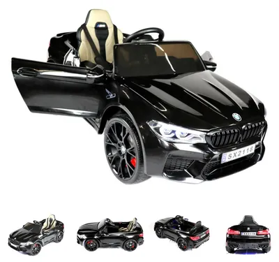 Produktbild von ES-Toys Kinder Elektroauto BMW M5 Drift Version Stoßdämpfer 12V7A Fernbedienung schwarz