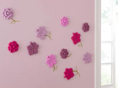 Produktbild von Decosa Wandtattoo Rose, Ø 13,5 cm, Beutel à 2 Stück - 1 Beutel